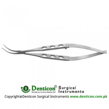 Shepard Lens Holding Forcep Gently Curved - Duckbill Shaped Jaws Stainless Steel, 12.5 cm - 5"